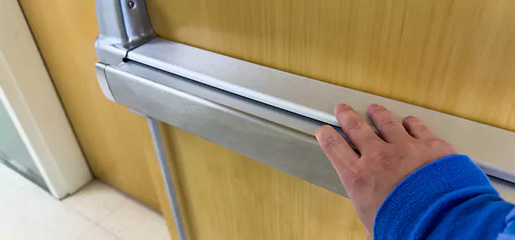Installing a Push Bar on a Door Grandview